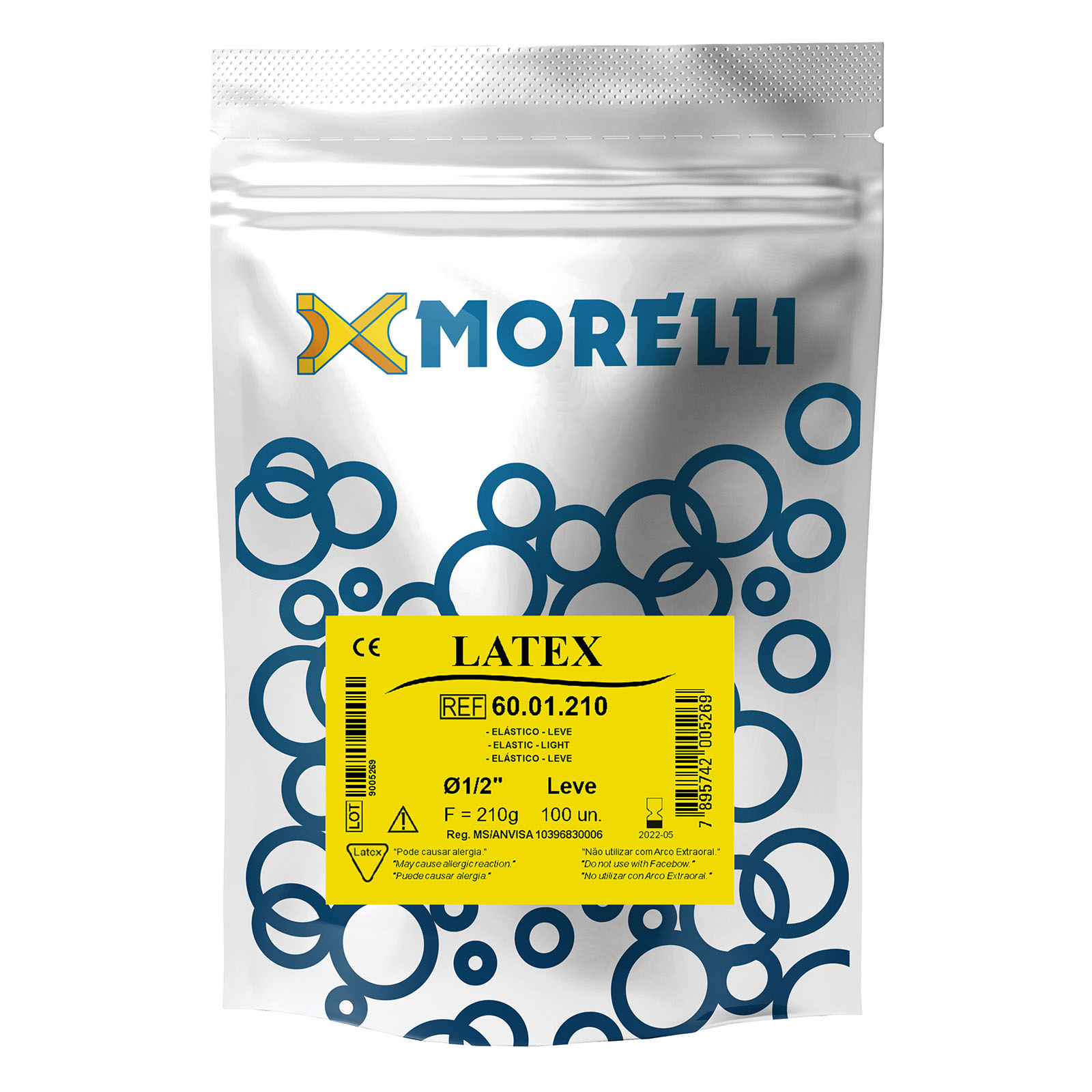 Elástico Extraoral Latex 1/2