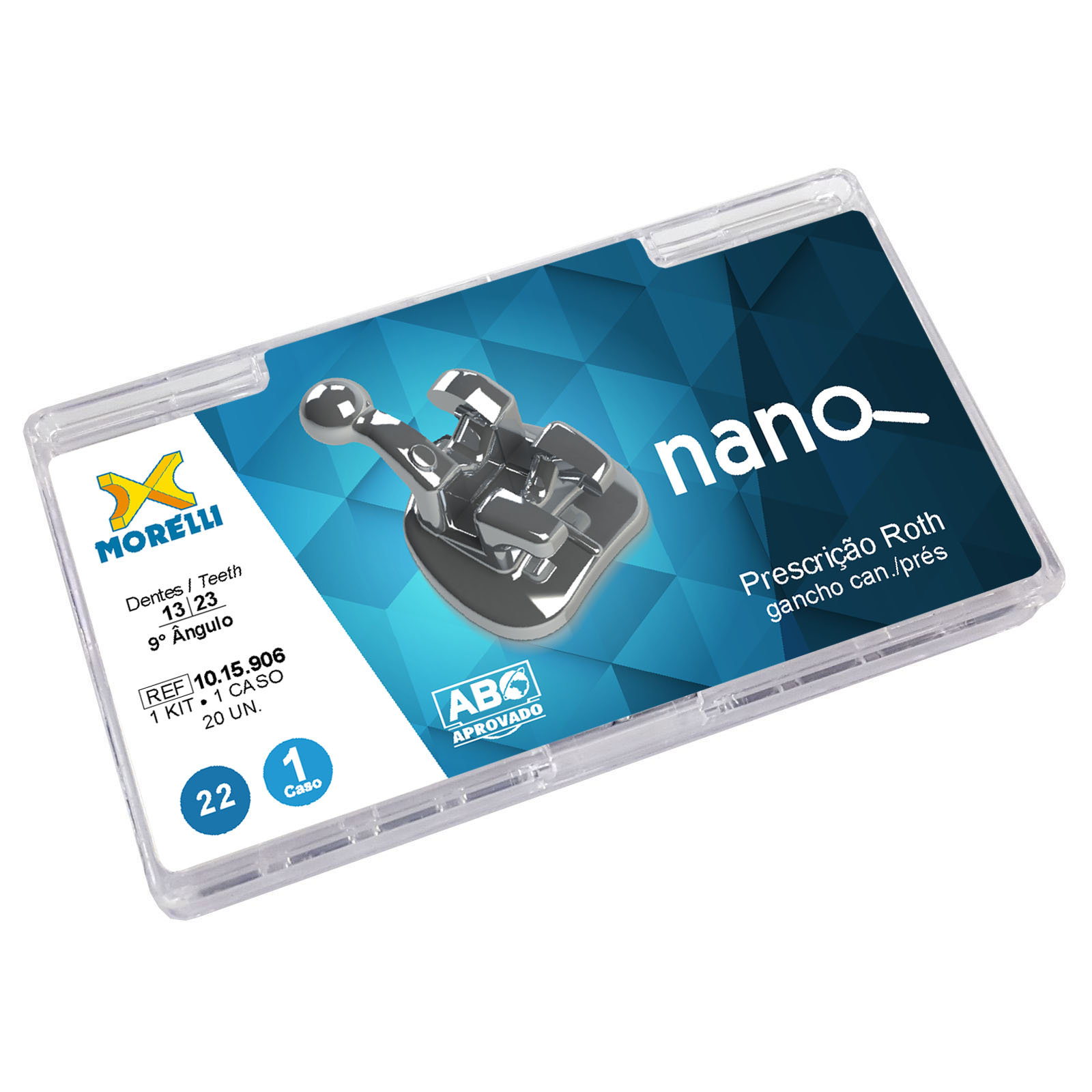 Kit Bráquete Nano Roth .022 - 1 Caso