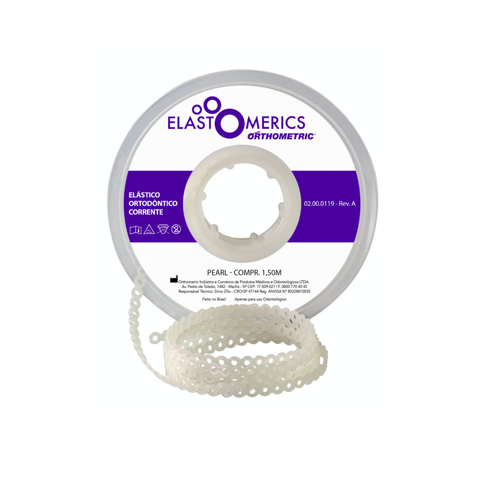 Elástico Corrente Curto - Pearl 1,5m - Orthometric