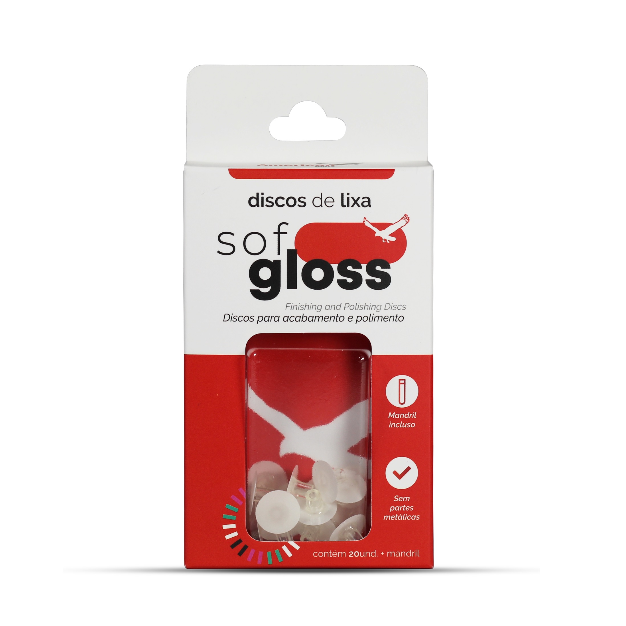 Discos para Acabamento e Polimento CA - Sof Gloss Ultrafina - American Burrs