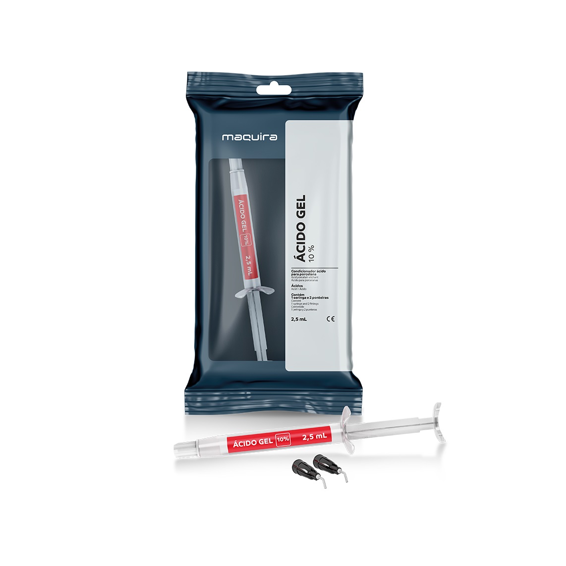 Ácido Gel 10% 2,5ml - Maquira