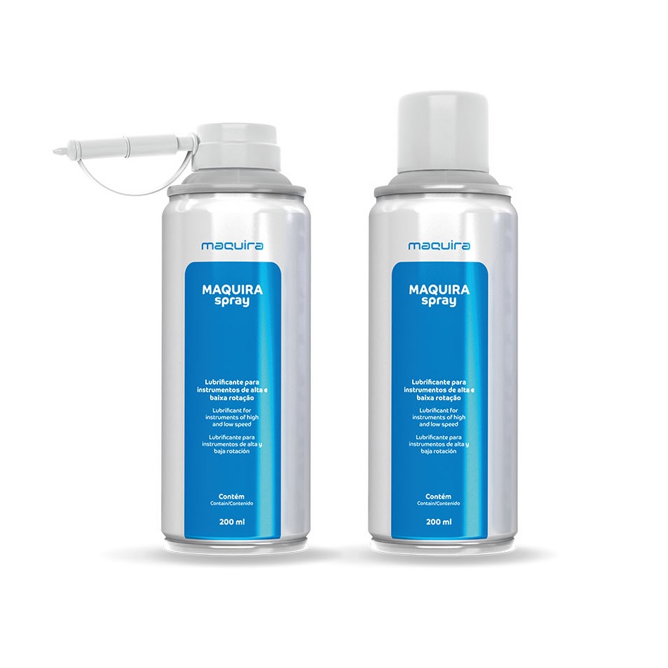 Maquira Spray - Lubrificante para Instrumentos de Alta e Baixa Rotação