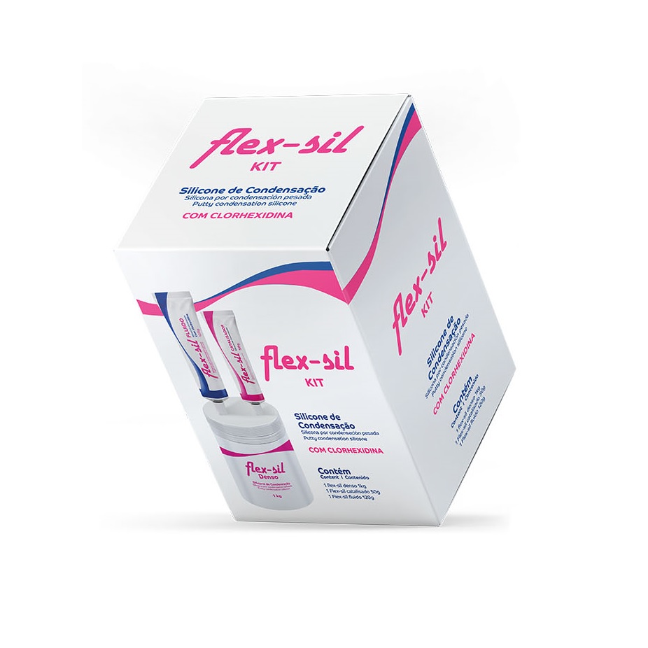 Kit Flex-Sil - Silicone de Condensação 1kg - Maquira