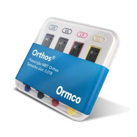 Kit Bráquete Orthos MBT .022 - 1 Caso - Ormco