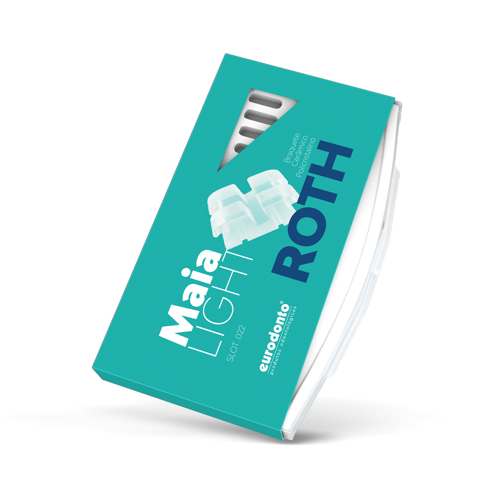 Kit Bráquete Maia Light Roth .022 - 1 Caso - Eurodonto