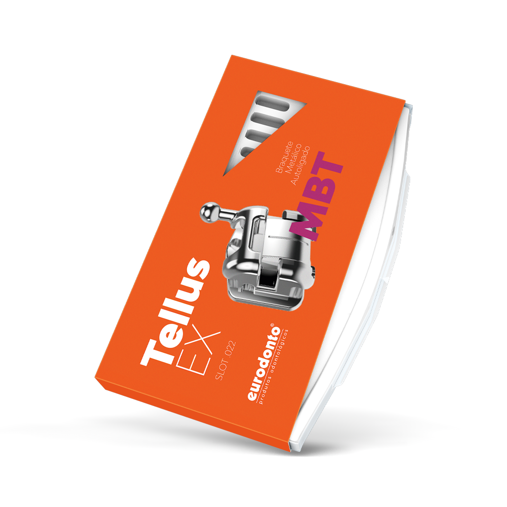 Kit Bráquete Tellus EX MBT .022 - 1 Caso - Eurodonto