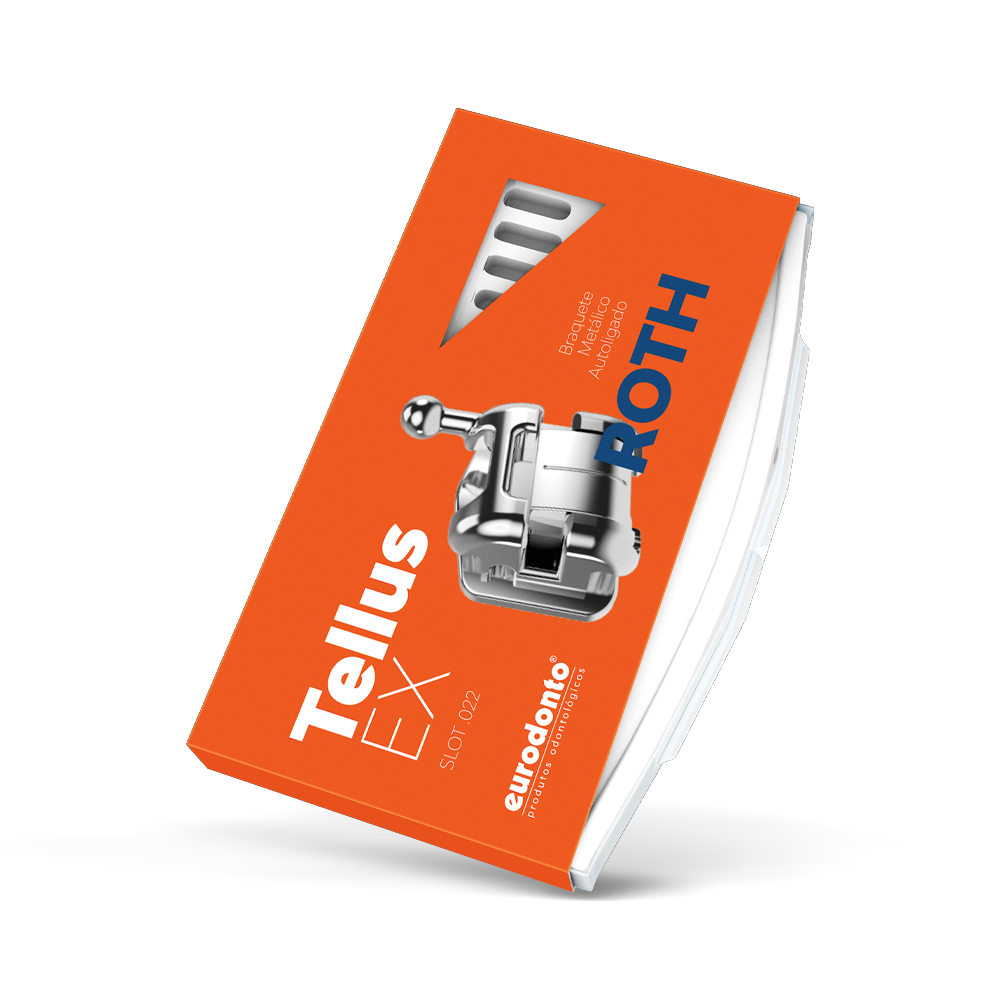 Kit Bráquete Tellus EX MBT .022 - 1 Caso - Eurodonto