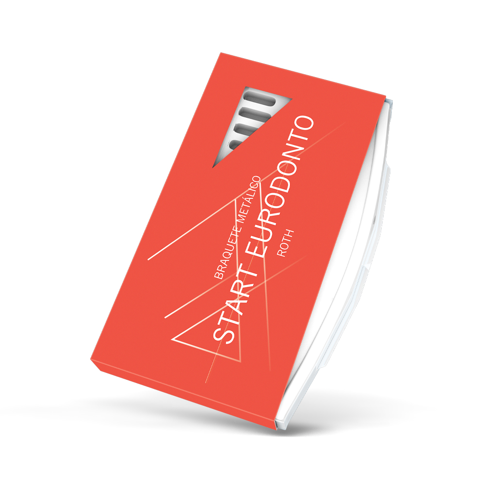 Kit Bráquete Start Roth C/G nos Caninos e Pré-Molares - 1 Caso - Eurodonto