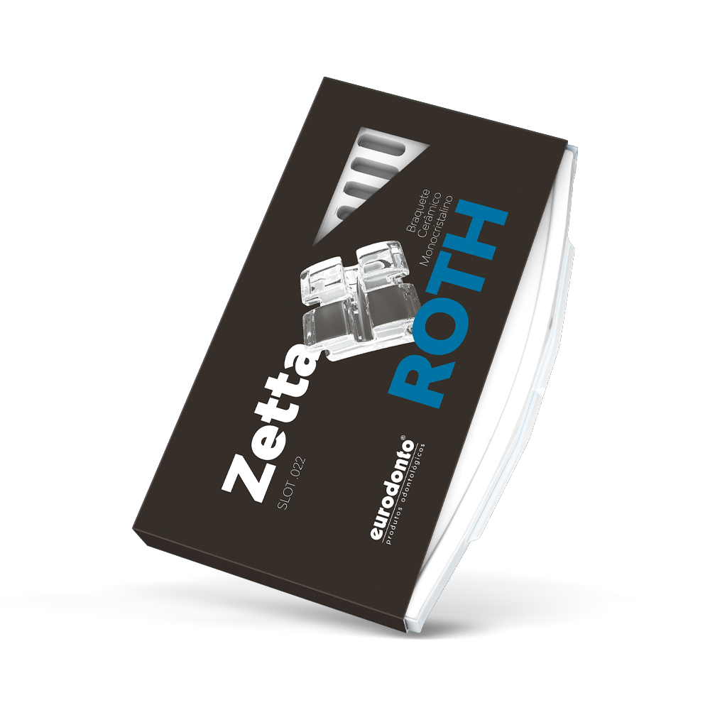 Kit Bráquete Zetta Roth .022 - 1 Caso - Eurodonto