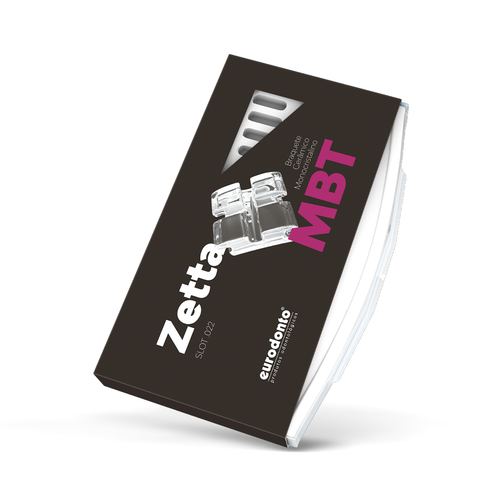 Kit Bráquete Zetta MBT .022 - 1 Caso - Eurodonto