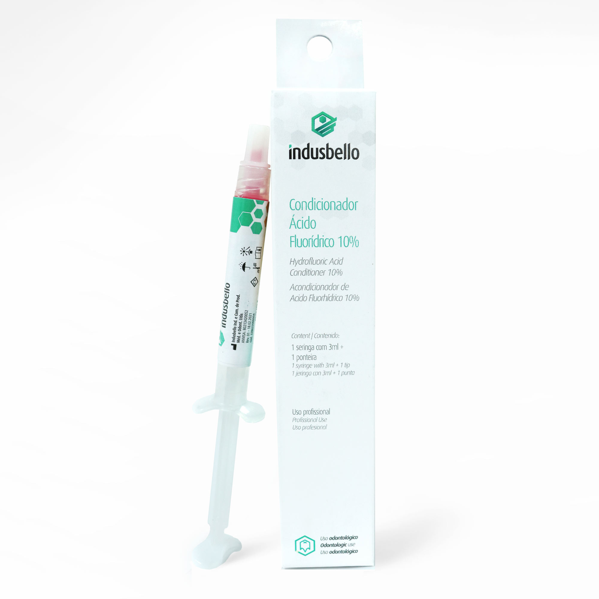 Condicionador Ácido Fluorídrico 10% 3ml - Indusbello