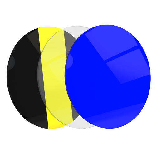 Placa Soft 3,0mm Colorida Redonda - Bio-Art