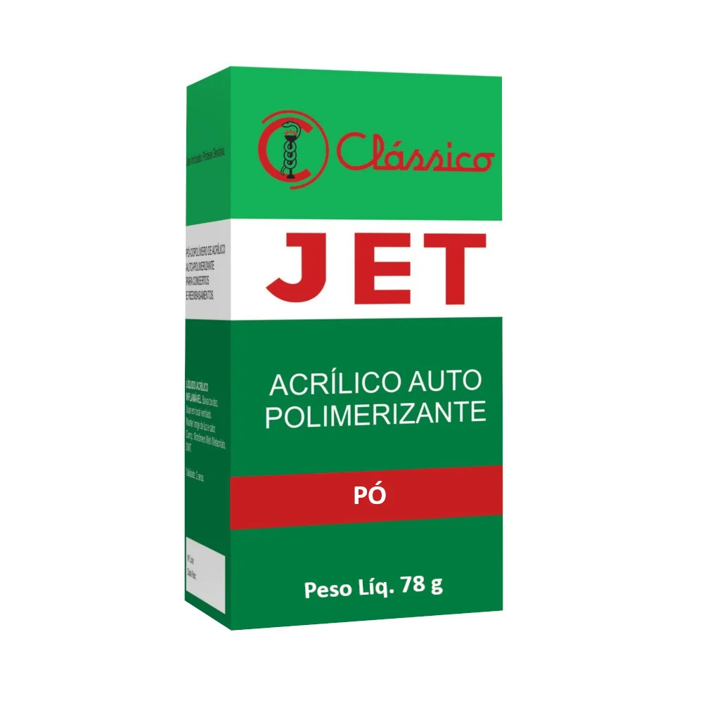 Jet Pó Acrílico Autopolimerizante - 220g - Clássico