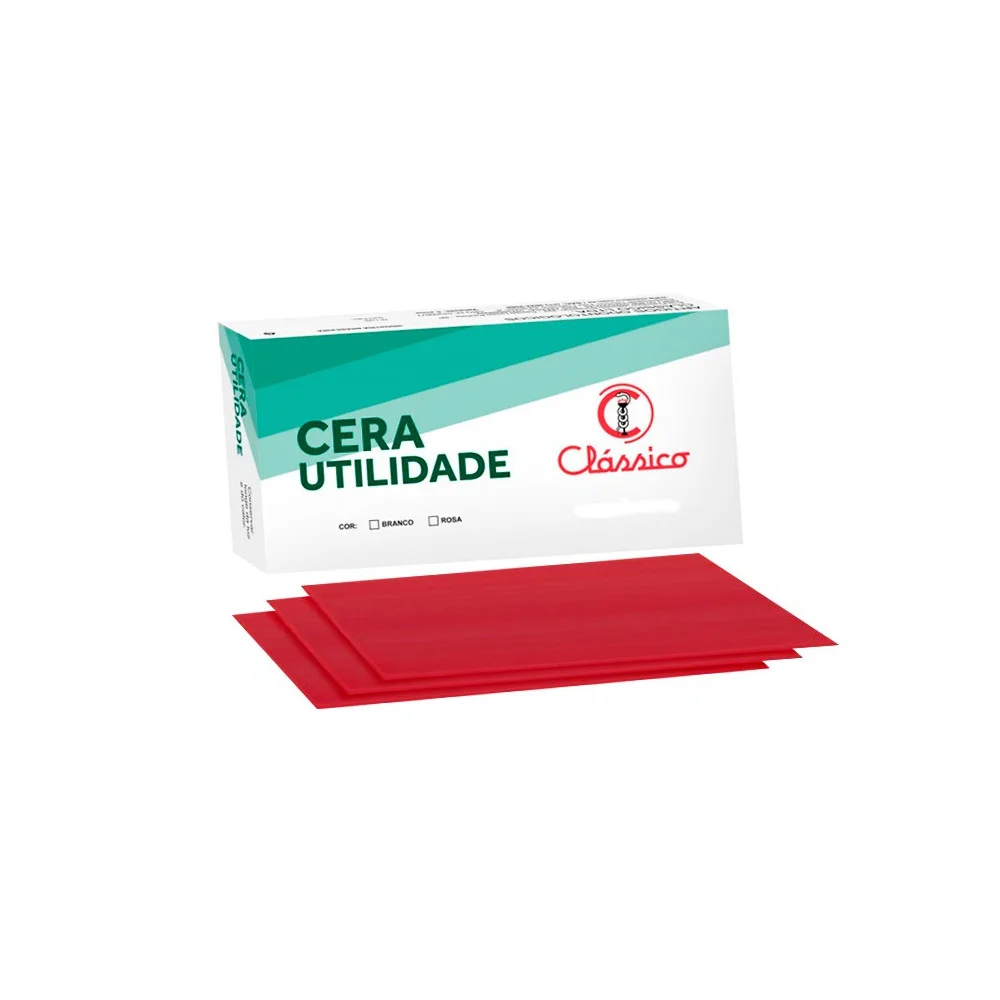 Cera Utilidade Rosa 220g - Clássico