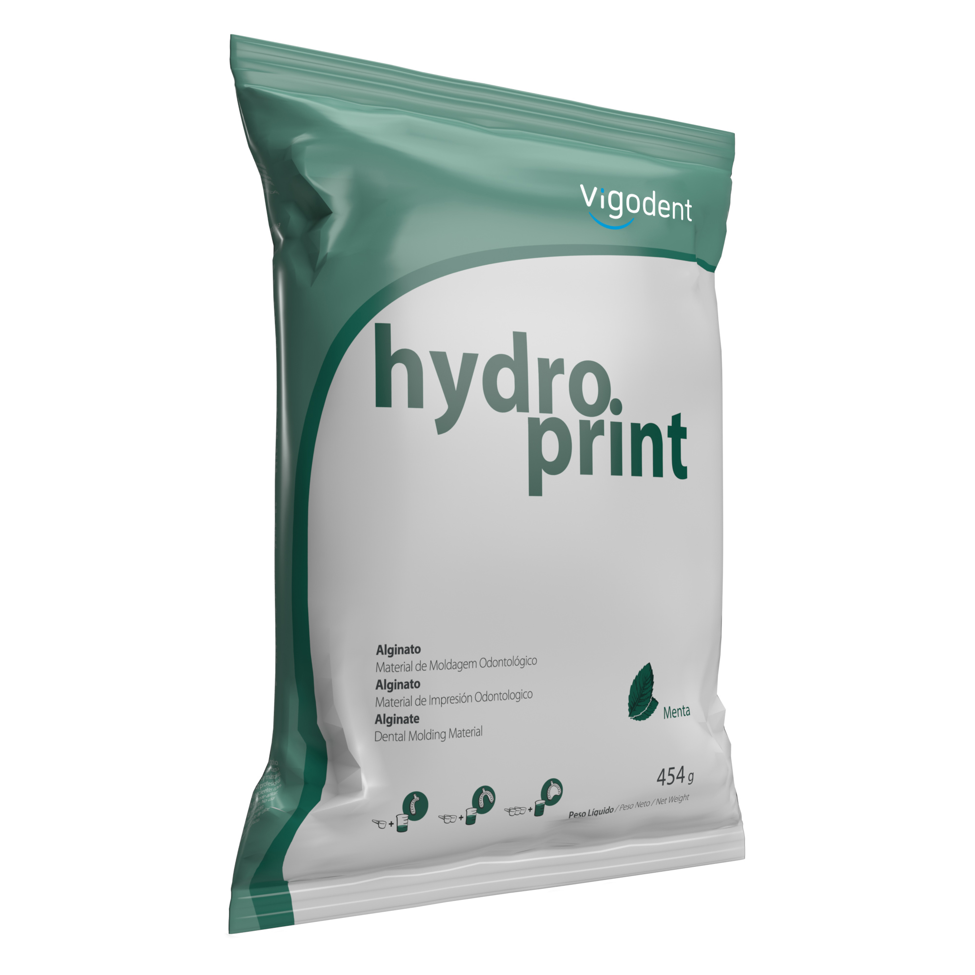 Alginato Hydroprint Premium 454g - Regular Set - Vigodent