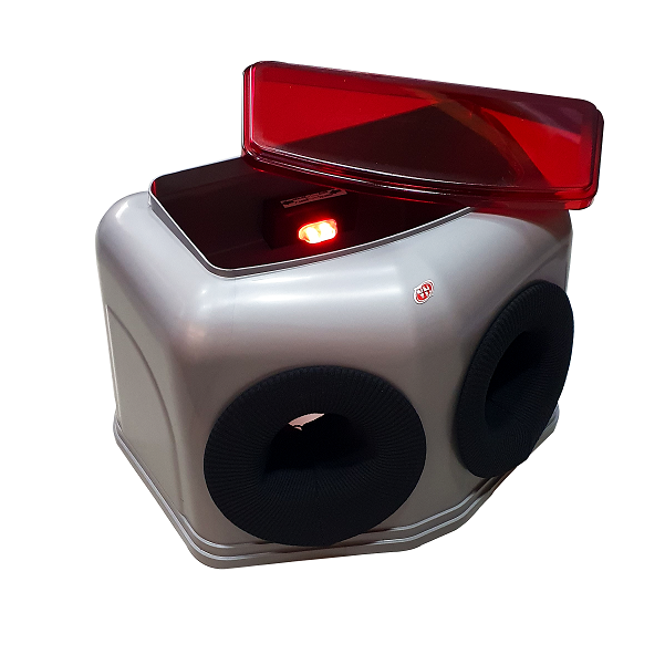 Câmara Escura com Iluminalção - Gold Line - Cinza