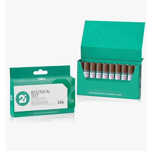 Indicador Biológico Vapor 24hr - C/10 - 2i 
