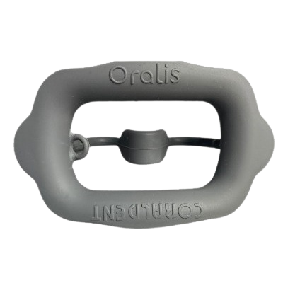 Oralis - Afastador Lábios, Língua e Apoio Sugador - Cinza - Coraldent