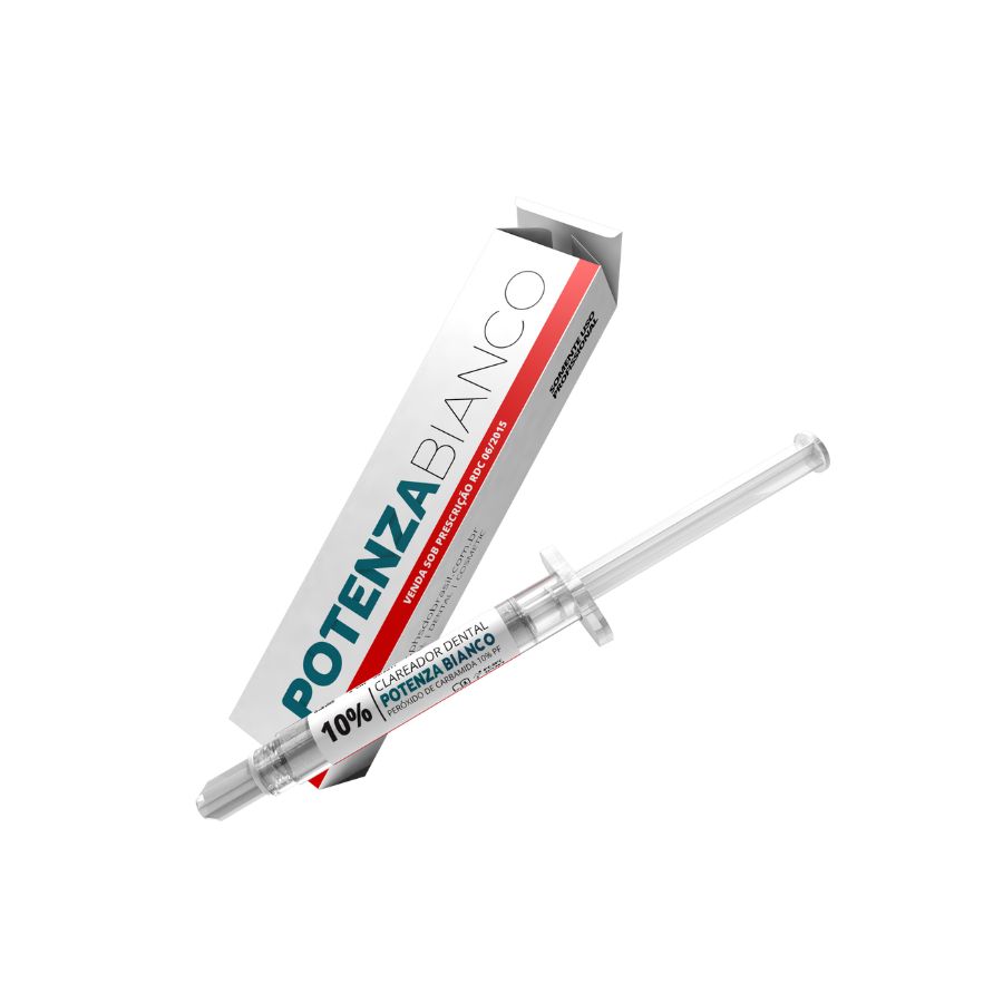Clareador Dental Caseiro Potenza Bianco PF Seringa - 10%