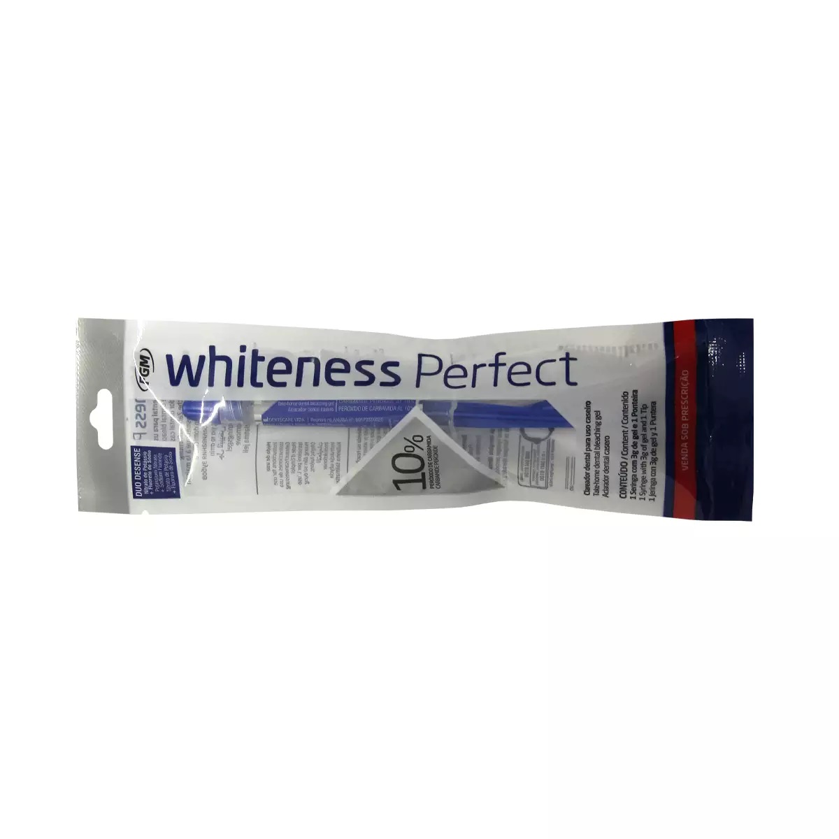 Clareador Dental Caseiro Whiteness Perfect Seringa - 10%