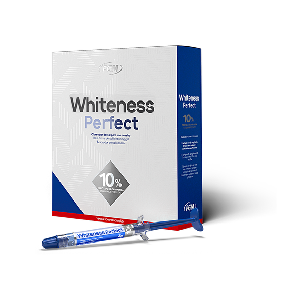 Clareador Dental Caseiro Whiteness Perfect Kit - 10%