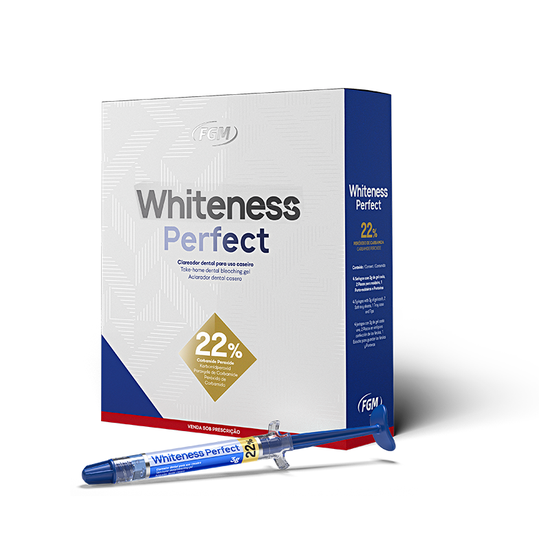 Clareador Dental Caseiro Whiteness Perfect Kit - 22%