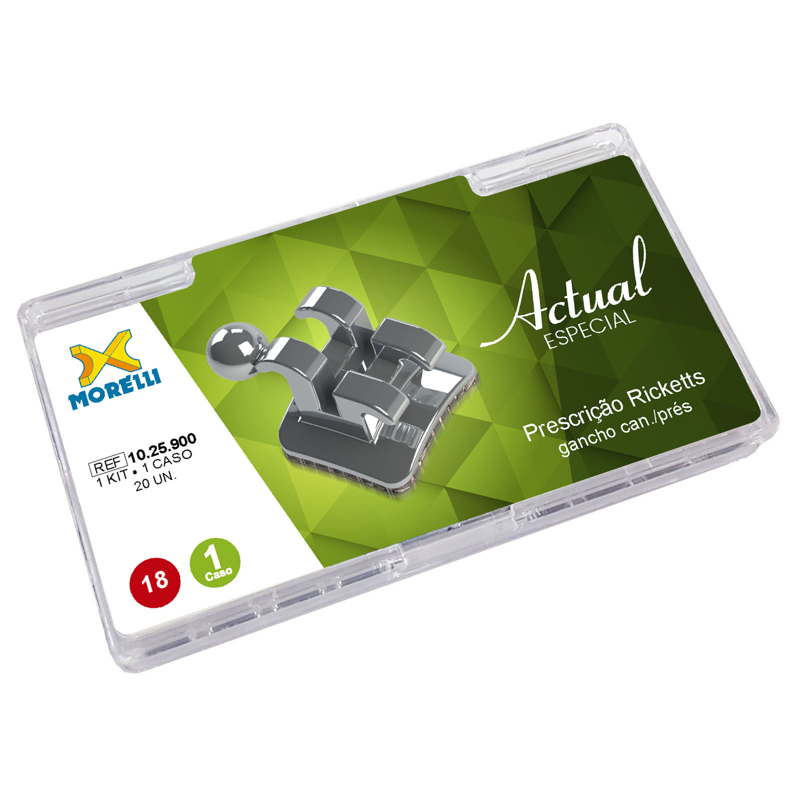 Kit Bráquete Actual Especial Ricketts 0.18 - 1 Caso