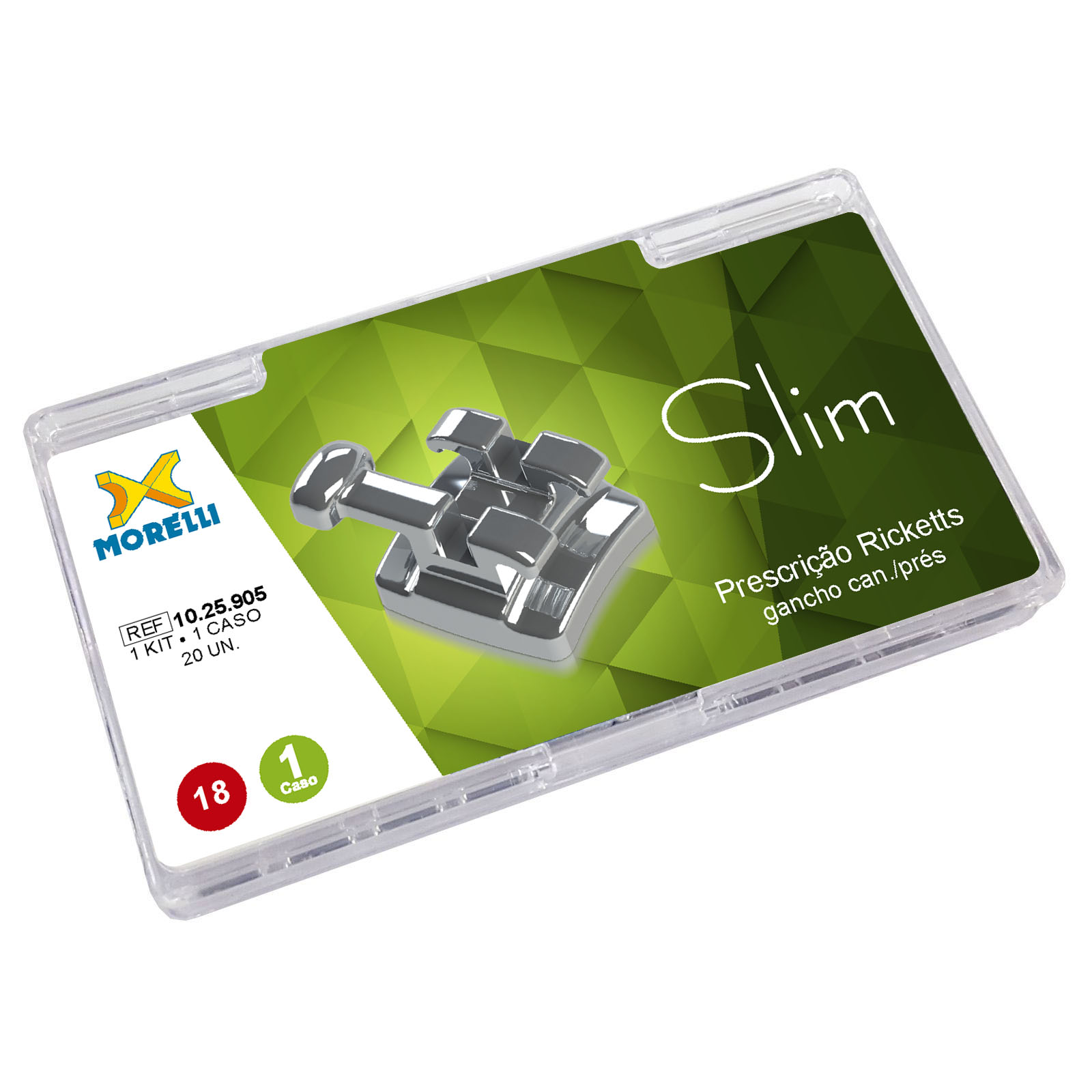 Kit Bráquete Slim Ricketts 0.18 - 1 Caso