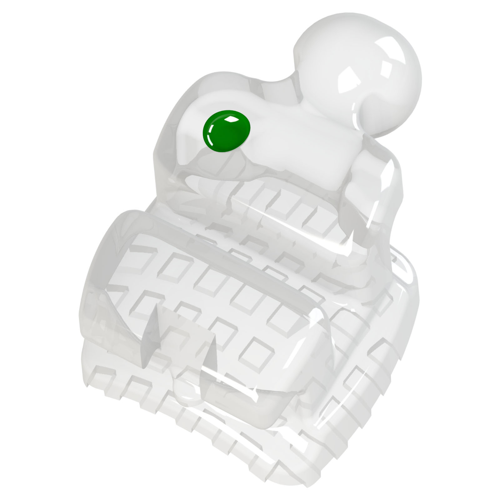 Bráquete PolySafira Roth .022 - 13 Com Gancho