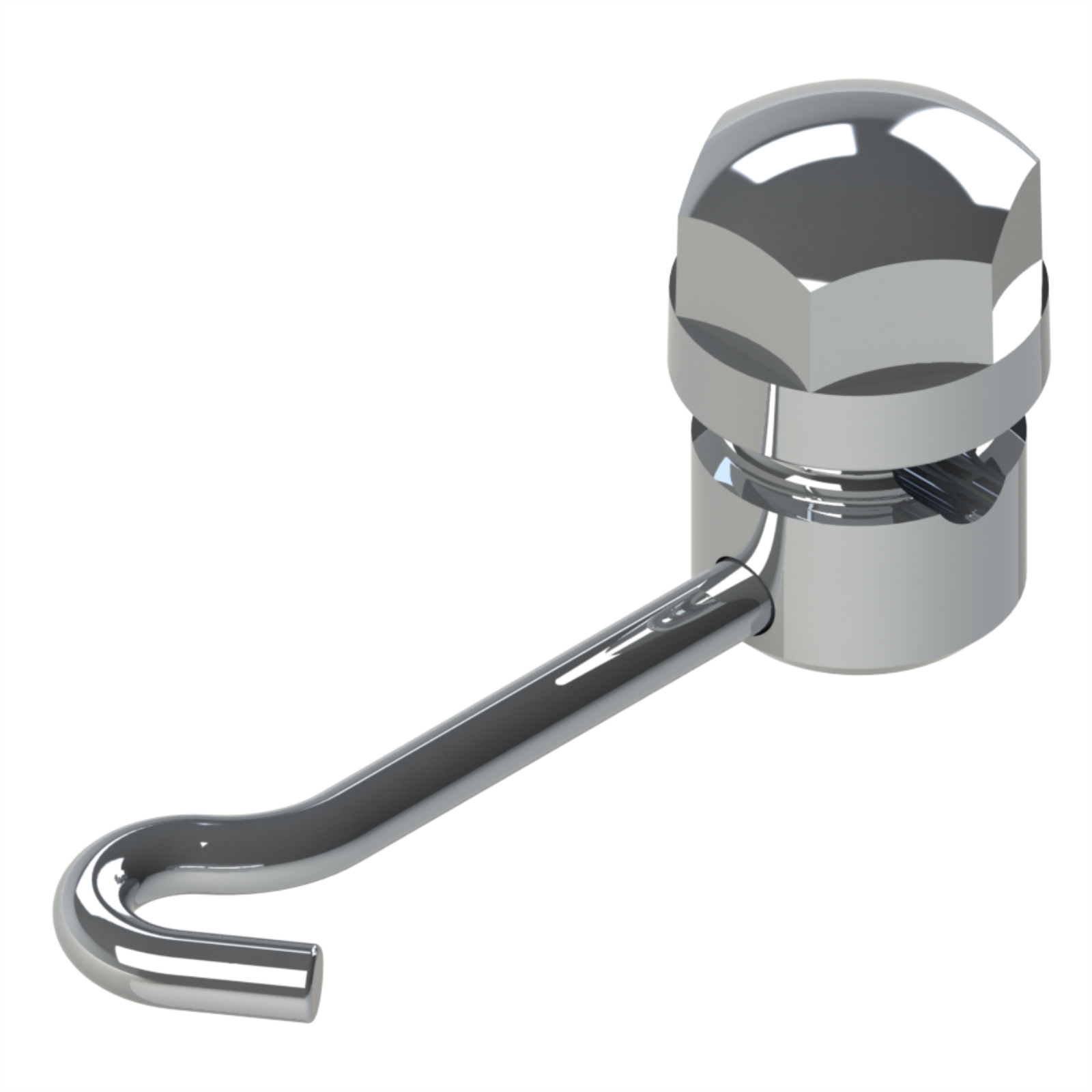 Gurin com Slot Redondo Fechado Haste Longa Gancho Esquerdo - 0,56mm