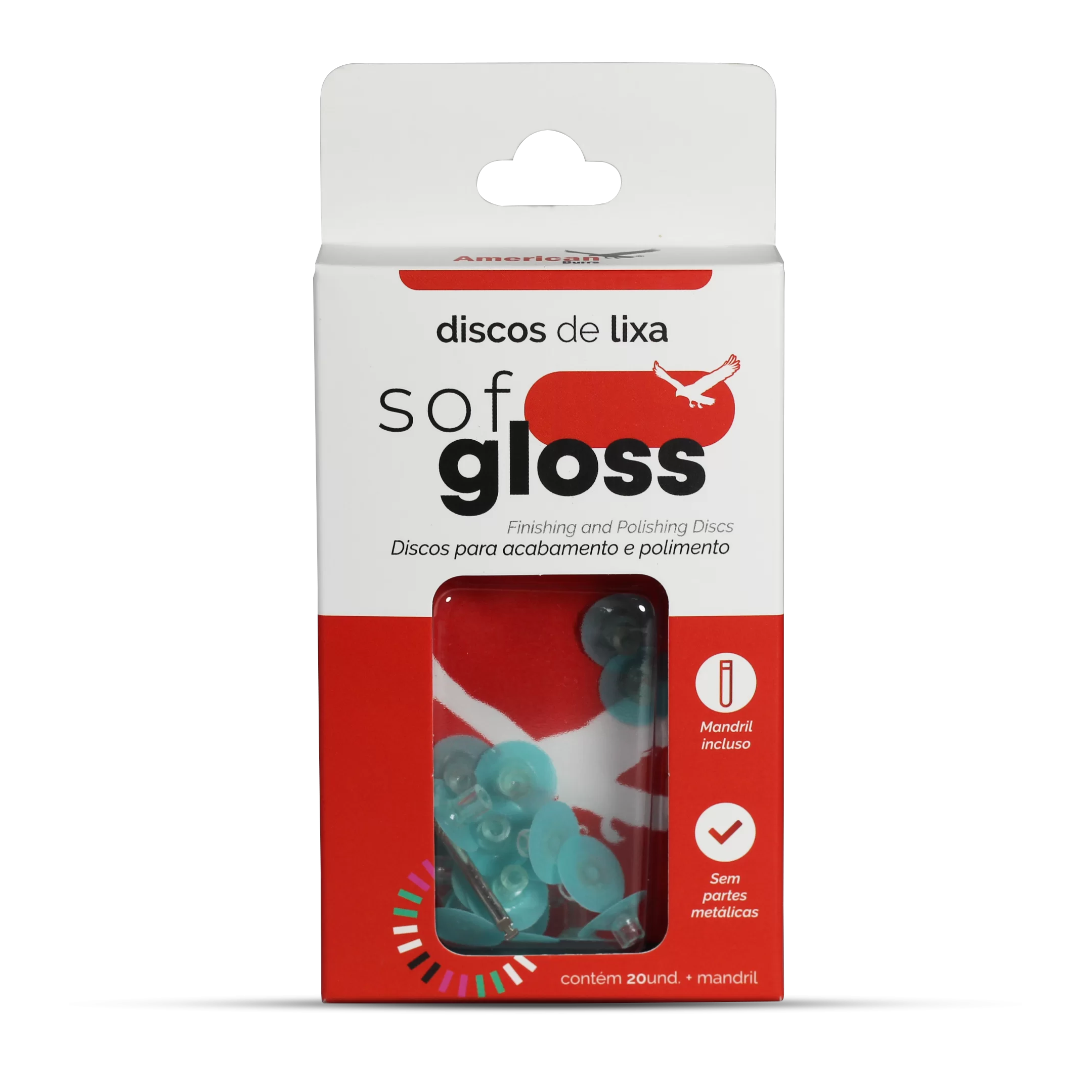 Kit Reposição de Discos Acabamento e Polimento - Sof-Gloss Fina - Verde 