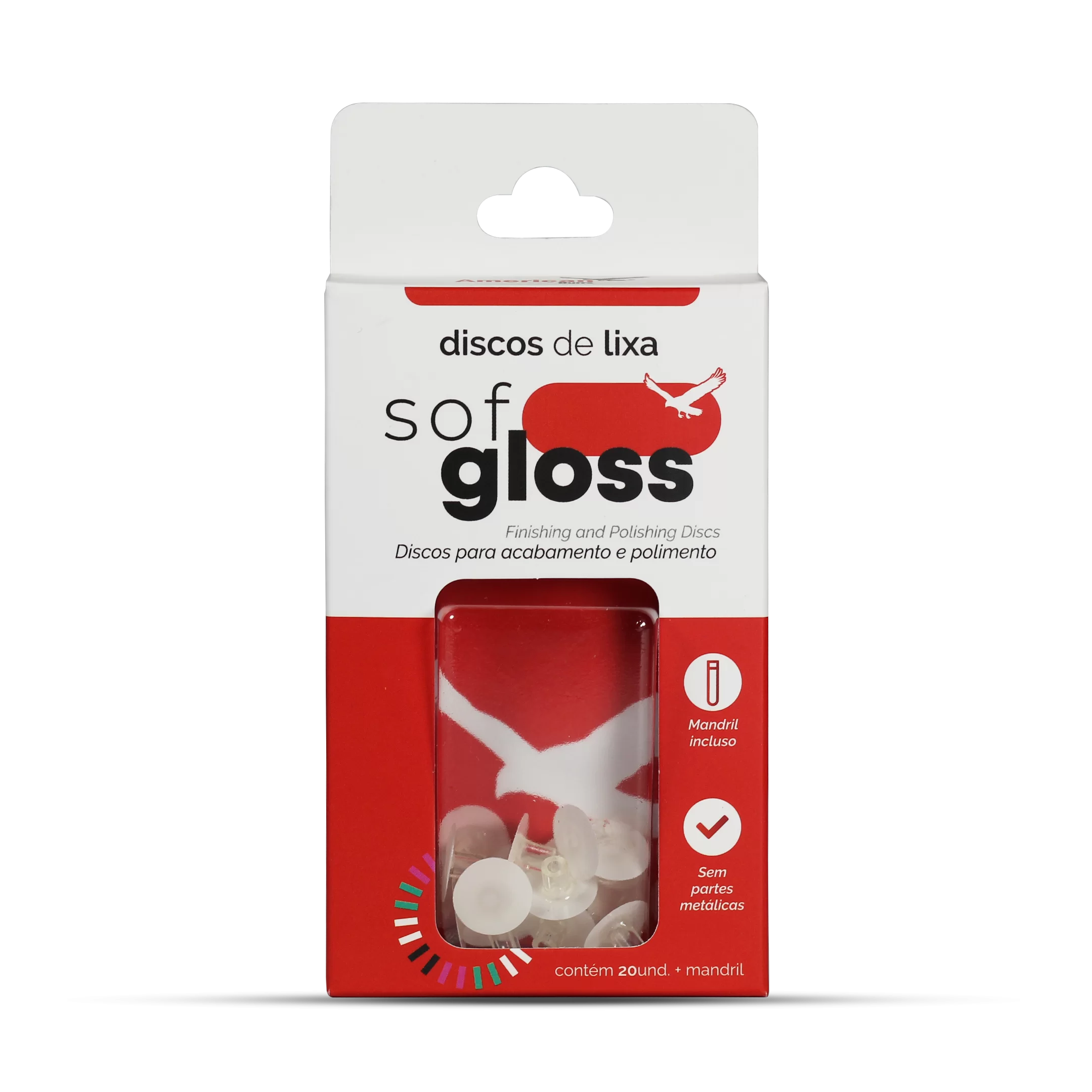 Kit Reposição de Discos Acabamento e Polimento - Sof-Gloss Ultrafina - Preta