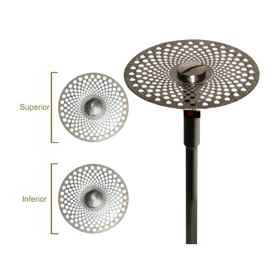 Disco Diamantado Ventilado Total - Mono Face 22mm