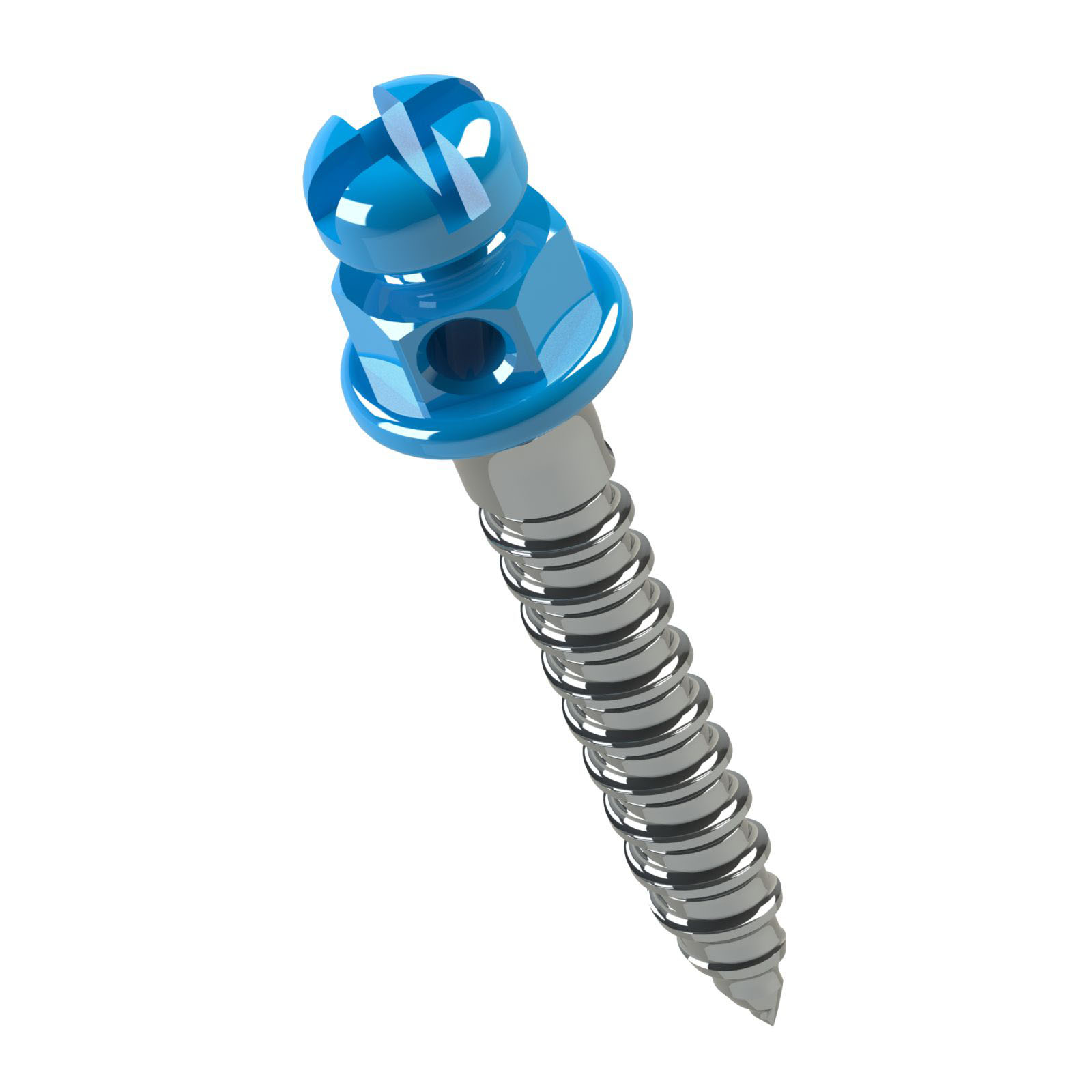 Miniparafuso Ortodôntico de Titânio 8mm - Cabeça de Bráquete Anti-Horário