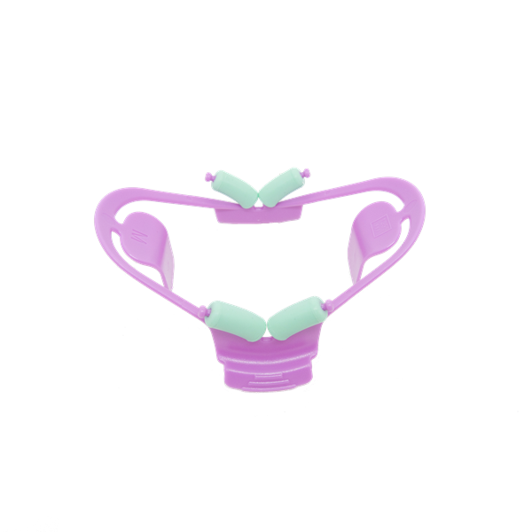 ButterFly - Afastador de Boca com Silicone - ROXO - Medio - Coraldent